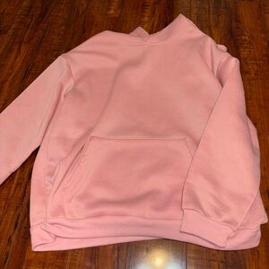 Soft Pink Sweatshirt with Pocket